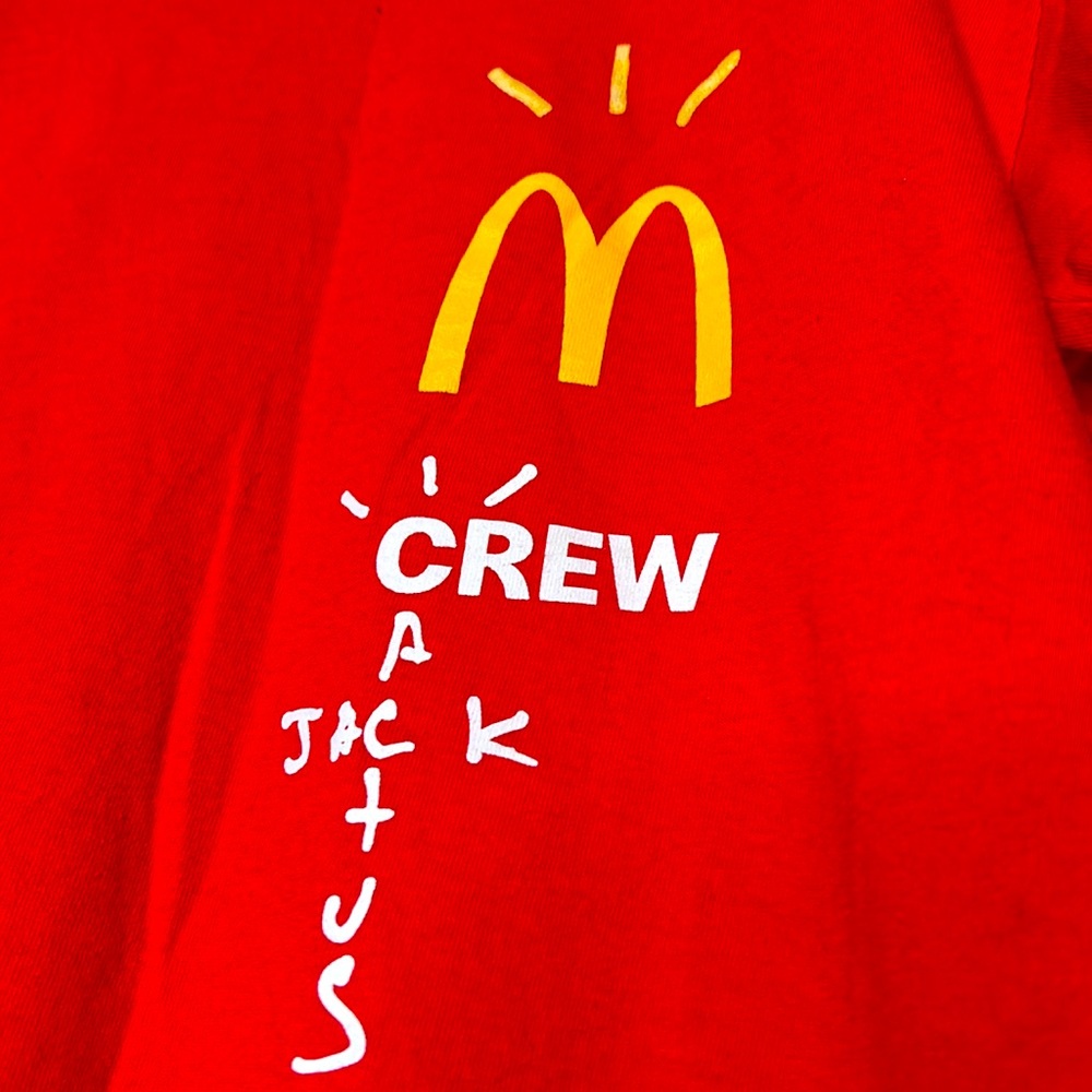 Cactus Jack McDonalds crew shirt
